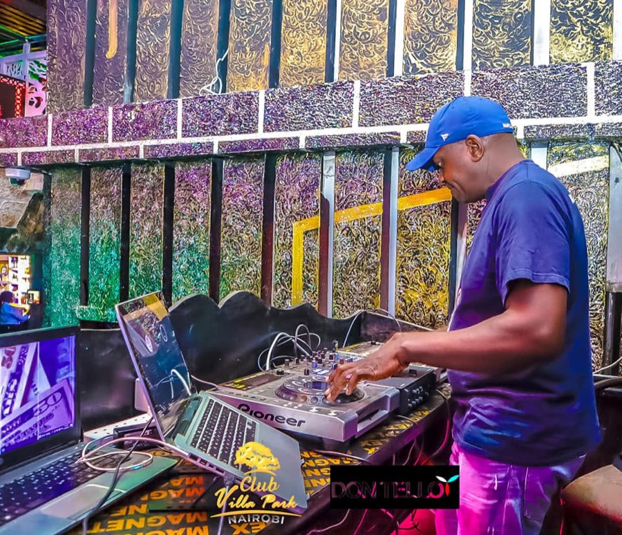Don Tello hosting a live session for Tall Teller Entertainment